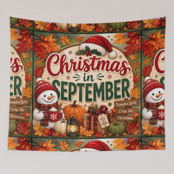Item preview, Christmas in September – Fall Begins Christmas Cheer designed and sold by FindYouByZ.