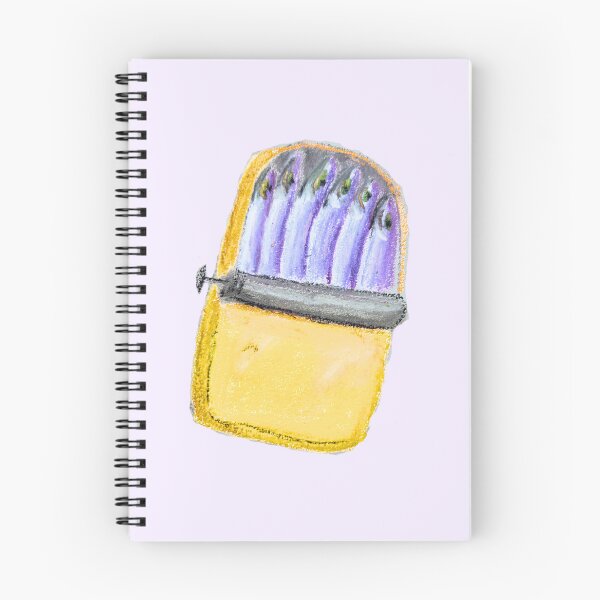 Item preview, Yellow Purple Sardines in Tin - oil designed and sold by Ingrid Poole.