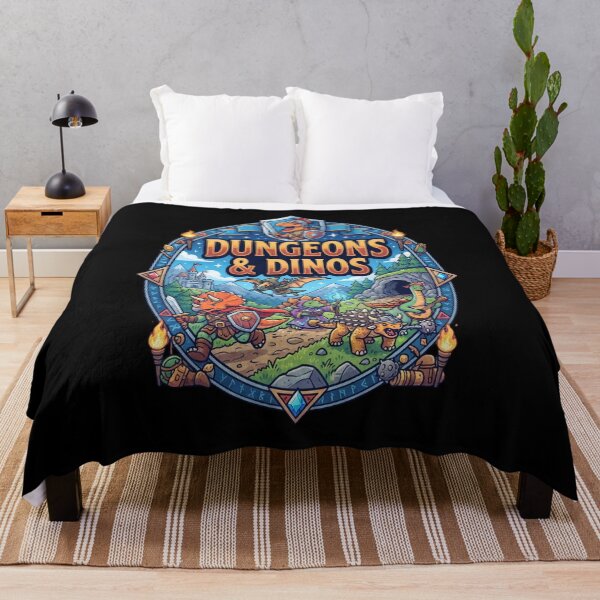 Item preview, Dungeons And Dinos - Cute Dinosaurs and Dice designed and sold by Barbara8266.