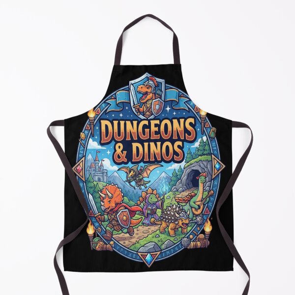 Item preview, Dungeons And Dinos - Cute Dinosaurs and Dice designed and sold by Barbara8266.