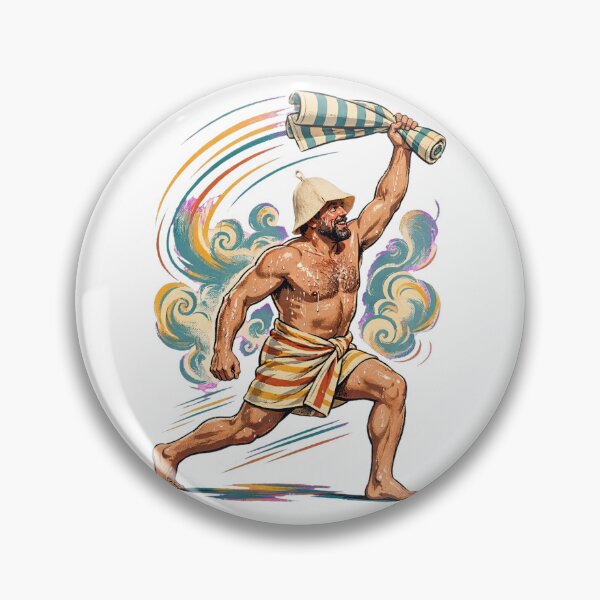Item preview, Sauna Master Aufguss - Funny Retro Sauna Lover Vintage designed and sold by Neurospicy Trolls.