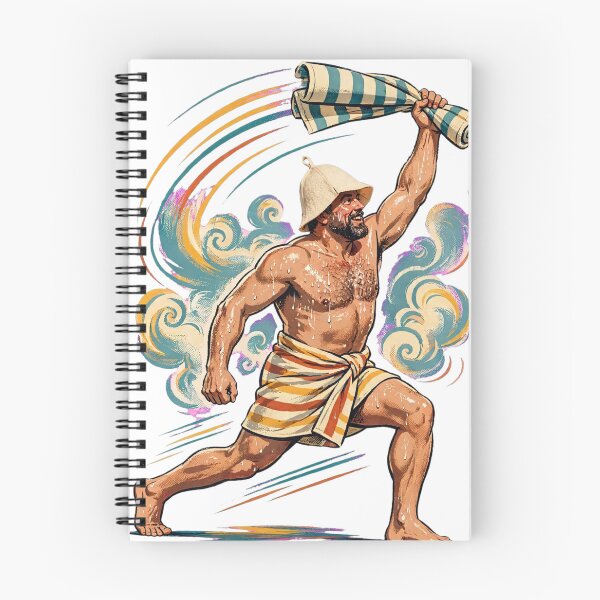 Item preview, Sauna Master Aufguss - Funny Retro Sauna Lover Vintage designed and sold by Neurospicy Trolls.