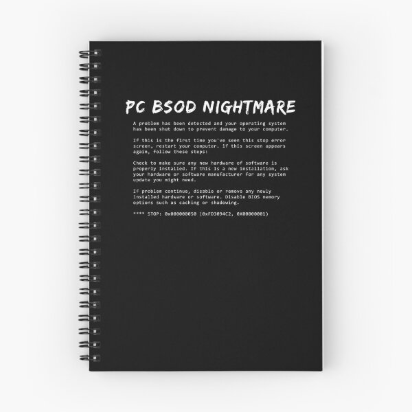 Item preview, Funny PC BSOD Nightmare IT Help Desk IT Supervisor T-Shirt designed and sold by LookTwice.