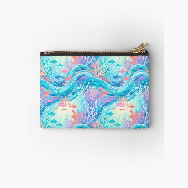 Item preview, Underwater Coral Reef Pattern | Pastel Ocean Print designed and sold by Her-XP.