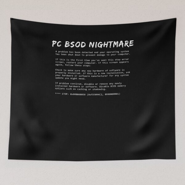 Item preview, Funny PC BSOD Nightmare IT Help Desk IT Supervisor T-Shirt designed and sold by LookTwice.