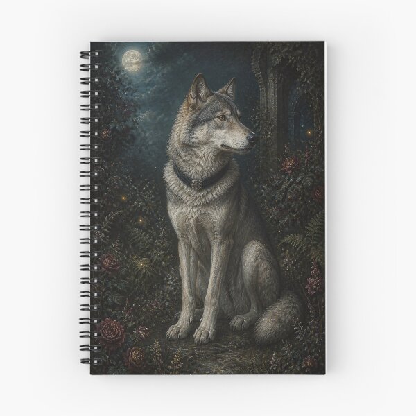 Item preview, Gray Wolf in Crimson Roses designed and sold by The-Art-of-D.