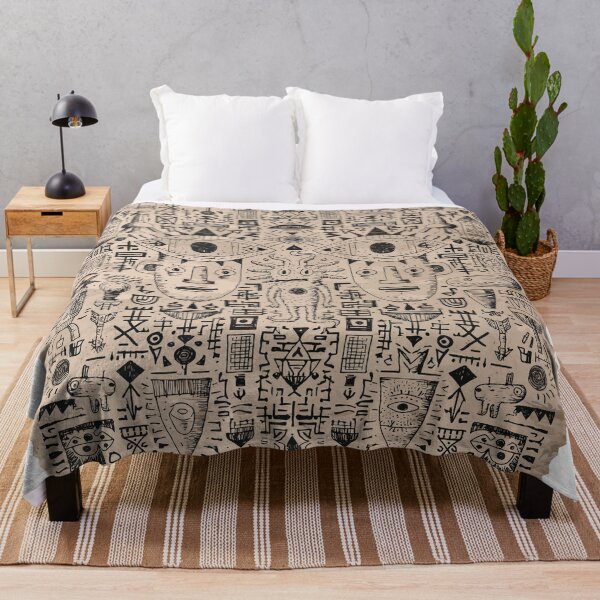 Item preview, Visionary Mystical Creature Tribal Pattern Art designed and sold by Romgora.