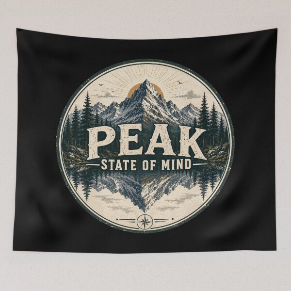 Item preview, Vintage Mountain Peak designed and sold by Side Quest Co..