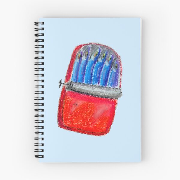 Item preview, Blue Red Sardines in Tin - oil designed and sold by Ingrid Poole.