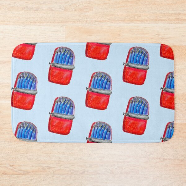 Item preview, Blue Red Sardines in Tin - oil designed and sold by Ingrid Poole.