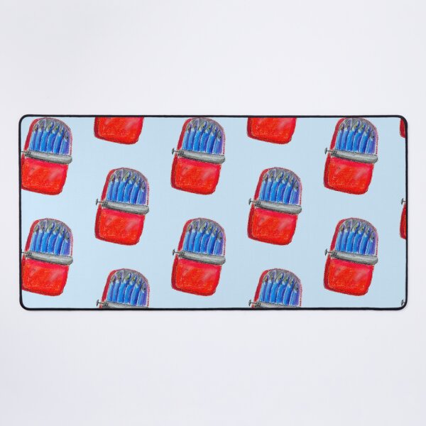 Item preview, Blue Red Sardines in Tin - oil designed and sold by Ingrid Poole.