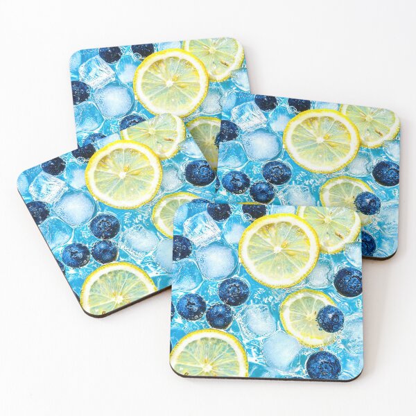 Item preview, Blueberry Lemon Ice Water Splash designed and sold by JenniferMoren.
