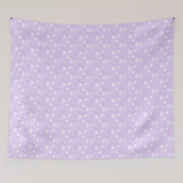 Item preview, Pastel Purple Meadow Blossoms designed and sold by jamsketches.