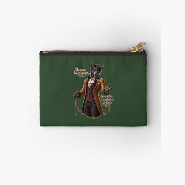 Item preview, Fear of Change – Philosophical Cat Quote designed and sold by VolkovaLenaArt.