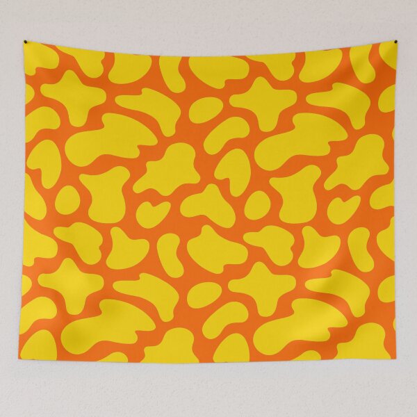 Item preview, Copy of Modern Graphic Cow Print Pattern | Orange & Yellow designed and sold by Frohyou.