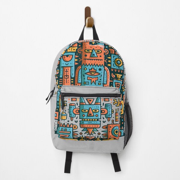 Item preview, Mystic Aztec Tribal Folk Art Pattern designed and sold by Romgora.