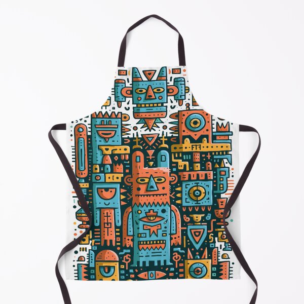 Item preview, Mystic Aztec Tribal Folk Art Pattern designed and sold by Romgora.