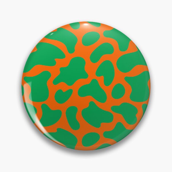 Item preview, Modern Graphic Cow Print Pattern | Orange & Green designed and sold by Frohyou.