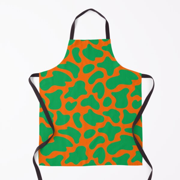 Item preview, Modern Graphic Cow Print Pattern | Orange & Green designed and sold by Frohyou.