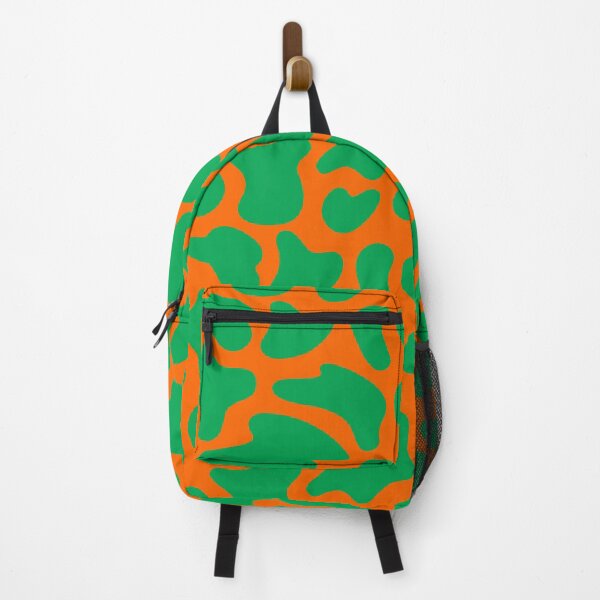 Item preview, Modern Graphic Cow Print Pattern | Orange & Green designed and sold by Frohyou.