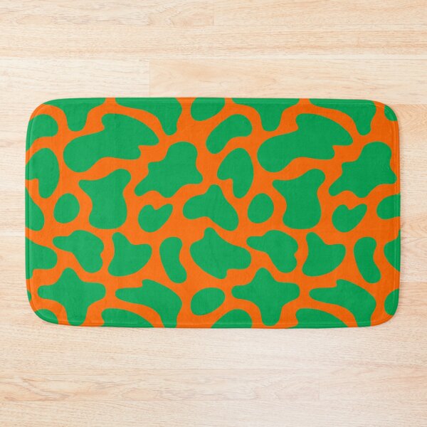 Item preview, Modern Graphic Cow Print Pattern | Orange & Green designed and sold by Frohyou.