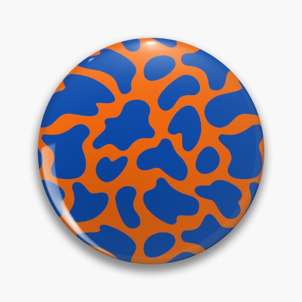 Item preview, Modern Graphic Cow Print Pattern | Orange & Blue designed and sold by Frohyou.