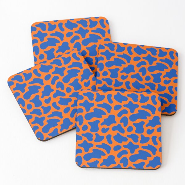 Item preview, Modern Graphic Cow Print Pattern | Orange & Blue designed and sold by Frohyou.