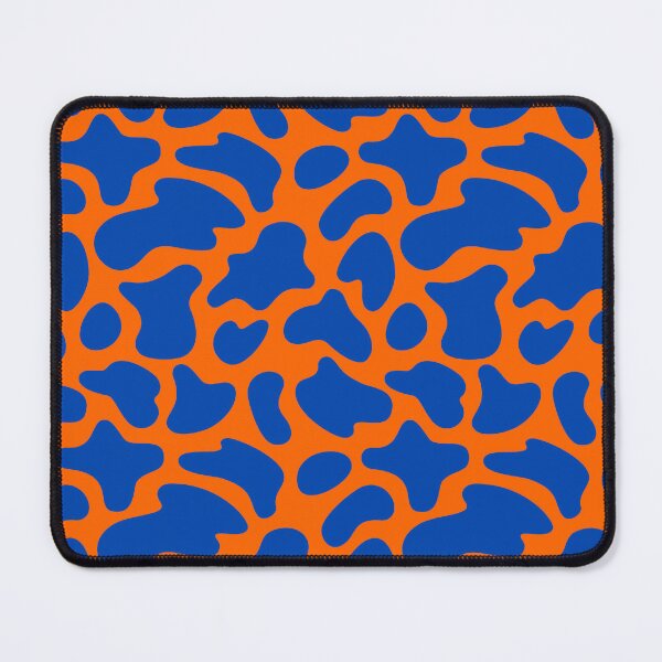 Item preview, Modern Graphic Cow Print Pattern | Orange & Blue designed and sold by Frohyou.