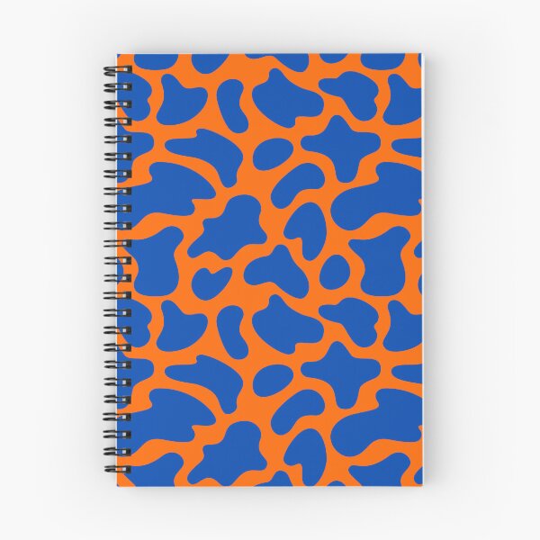 Item preview, Modern Graphic Cow Print Pattern | Orange & Blue designed and sold by Frohyou.