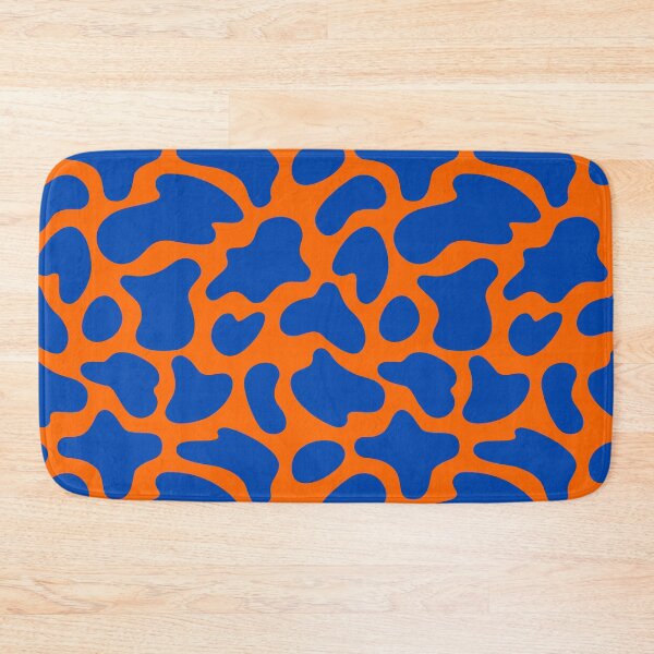 Item preview, Modern Graphic Cow Print Pattern | Orange & Blue designed and sold by Frohyou.