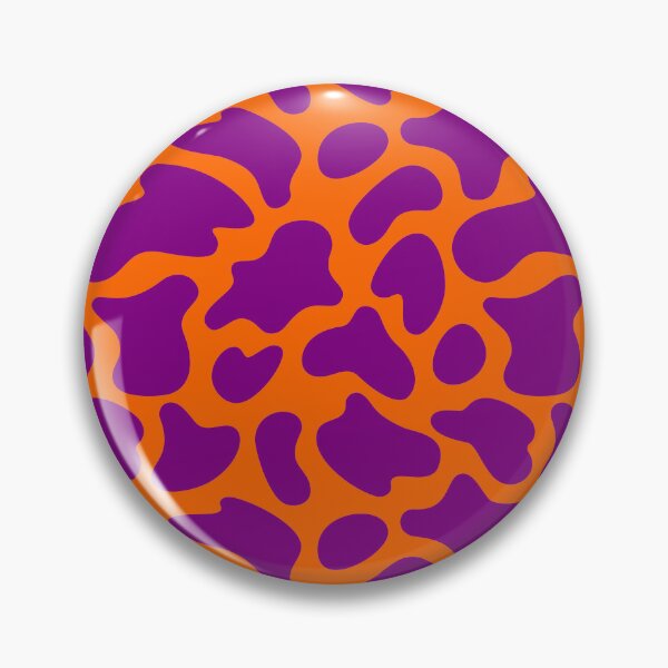 Item preview, Modern Graphic Cow Print Pattern | Orange & Purple designed and sold by Frohyou.