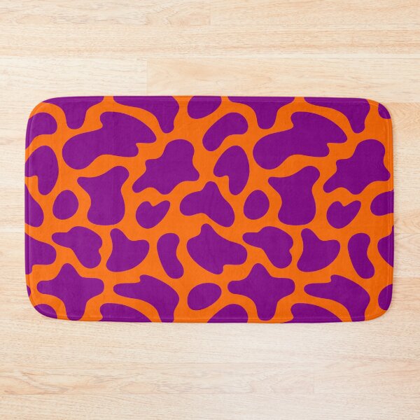 Item preview, Modern Graphic Cow Print Pattern | Orange & Purple designed and sold by Frohyou.