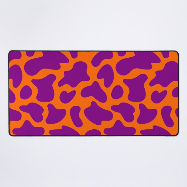 Item preview, Modern Graphic Cow Print Pattern | Orange & Purple designed and sold by Frohyou.