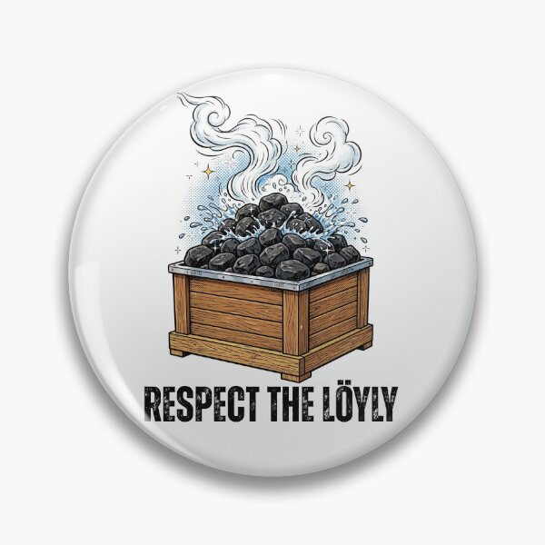 Item preview, Respect The Loyly - Sauna Stones Finnish Sauna Culture designed and sold by Neurospicy Trolls.