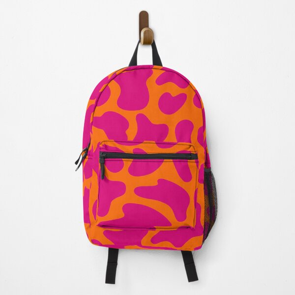Item preview, Modern Graphic Cow Print Pattern | Orange & Pink designed and sold by Frohyou.
