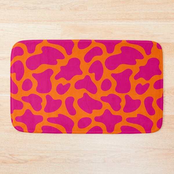 Item preview, Modern Graphic Cow Print Pattern | Orange & Pink designed and sold by Frohyou.