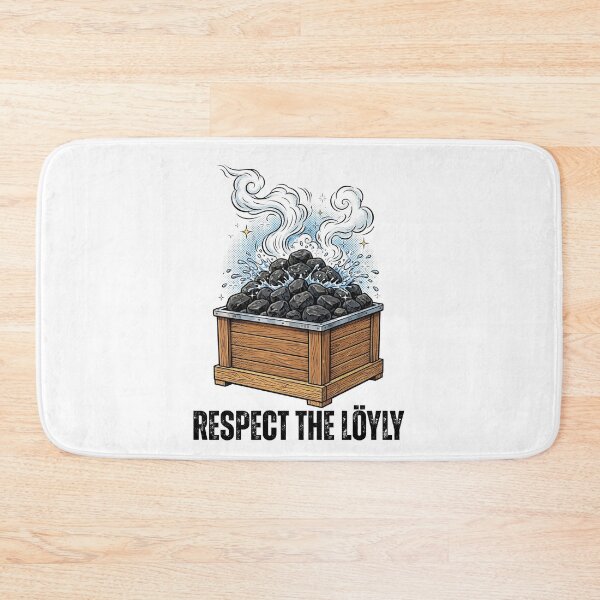 Item preview, Respect The Loyly - Sauna Stones Finnish Sauna Culture designed and sold by Neurospicy Trolls.