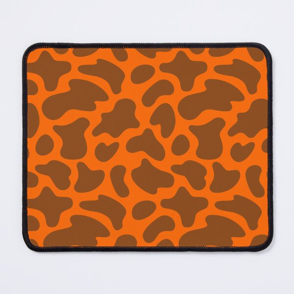 Item preview, Modern Graphic Cow Print Pattern | Orange & Brown designed and sold by Frohyou.