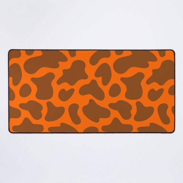 Item preview, Modern Graphic Cow Print Pattern | Orange & Brown designed and sold by Frohyou.