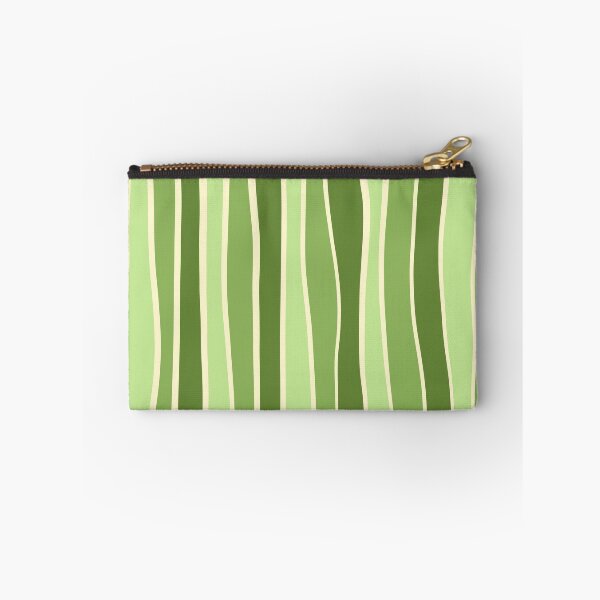 Item preview, Imperfect stripe- Olive, lime and moss green  designed and sold by Pattern Petals.