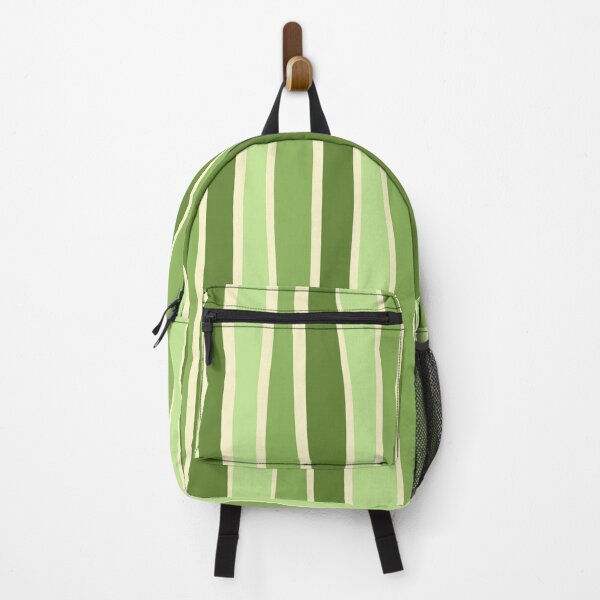 Item preview, Imperfect stripe- Olive, lime and moss green designed and sold by Pattern Petals.