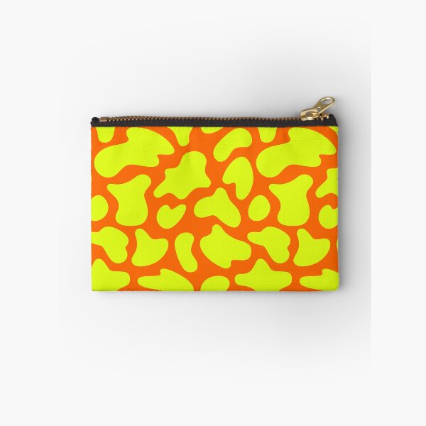 Item preview, Modern Graphic Cow Print Pattern | Orange & Chartreuse designed and sold by Frohyou.