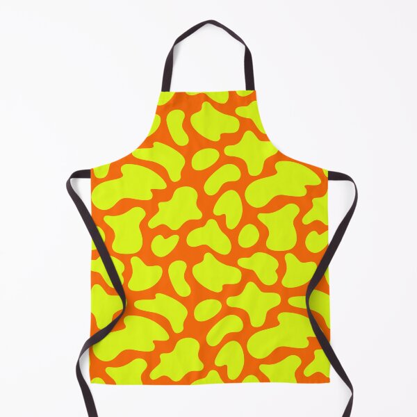 Item preview, Modern Graphic Cow Print Pattern | Orange & Chartreuse designed and sold by Frohyou.