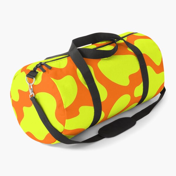 Item preview, Modern Graphic Cow Print Pattern | Orange & Chartreuse designed and sold by Frohyou.