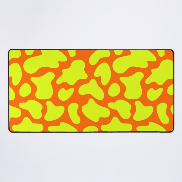 Item preview, Modern Graphic Cow Print Pattern | Orange & Chartreuse designed and sold by Frohyou.
