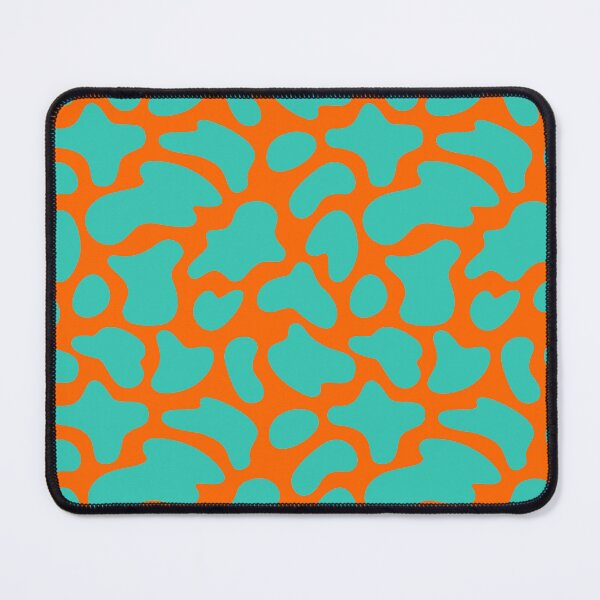 Item preview, Modern Graphic Cow Print Pattern | Orange & Teal designed and sold by Frohyou.