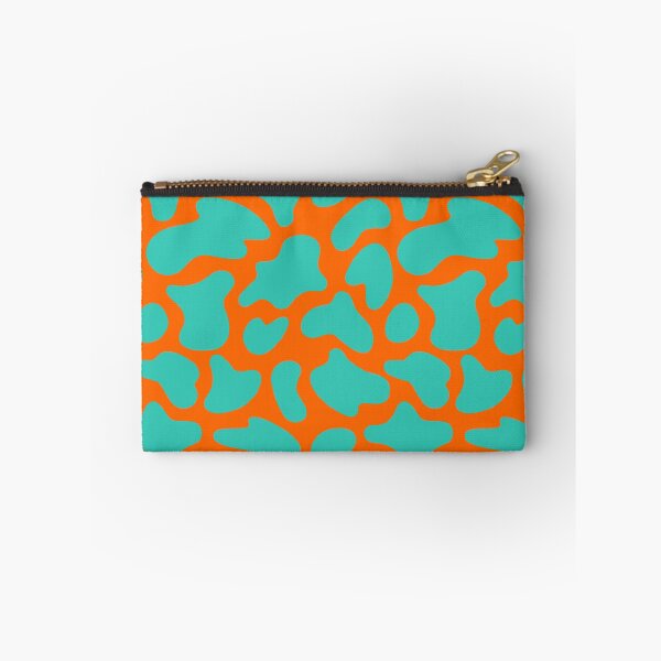 Item preview, Modern Graphic Cow Print Pattern | Orange & Teal designed and sold by Frohyou.