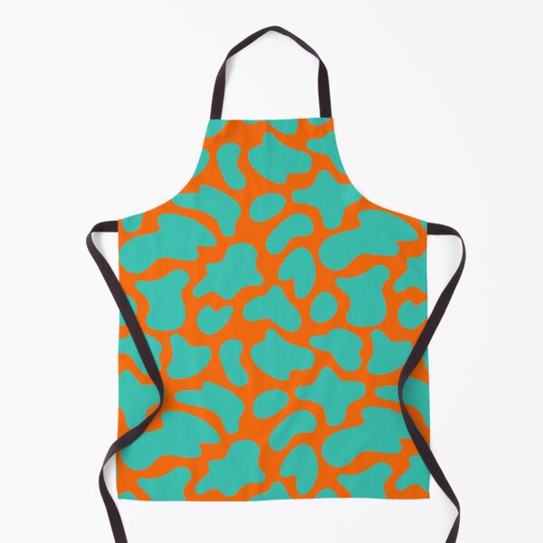 Item preview, Modern Graphic Cow Print Pattern | Orange & Teal designed and sold by Frohyou.