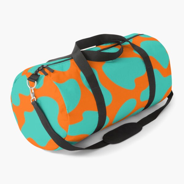 Item preview, Modern Graphic Cow Print Pattern | Orange & Teal designed and sold by Frohyou.