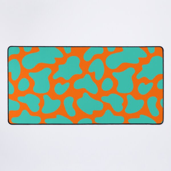 Item preview, Modern Graphic Cow Print Pattern | Orange & Teal designed and sold by Frohyou.